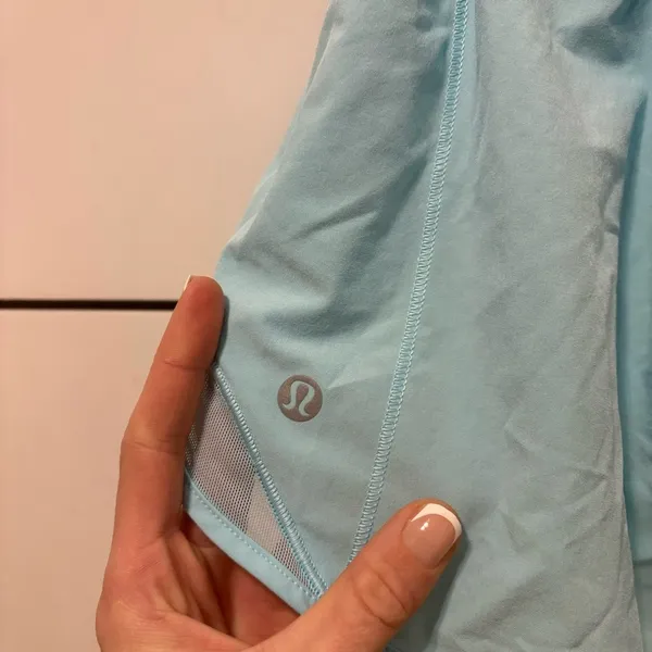 Lululemon Hotty Hot Shorts Long 4" Hydra Blue - Image 4