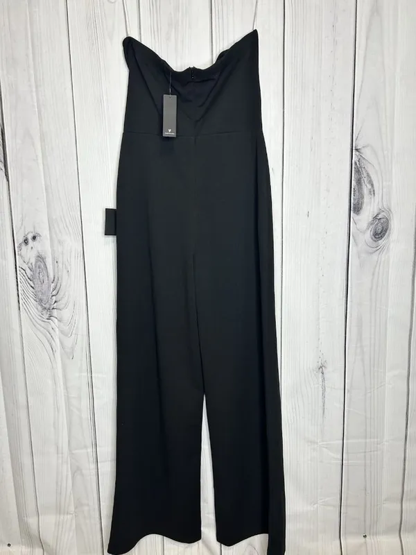 Lulus Black Strapless Wide-Leg Jumpsuit Party/Cocktail Size XL NWT NEW - Image 4
