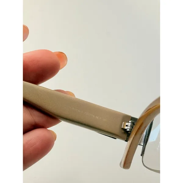 Christian Dior RARE Gold Baguette Jeweled CD3706 NLY 135 Eyeglasses Bella‎ Hadid - Image 9