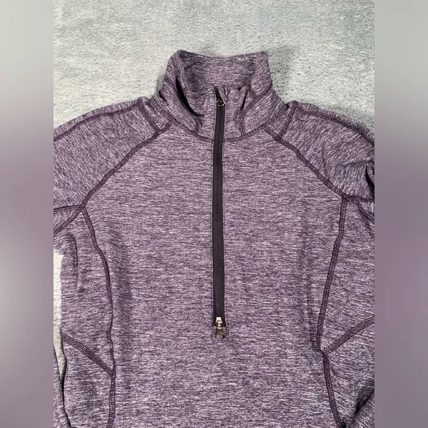 Lululemon athletica Purple Quarter-Zip Pullover 4 - Image 2