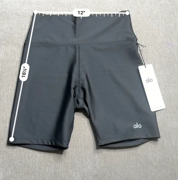 Alo Yoga Airlift Energy Shorts Black L - Image 2