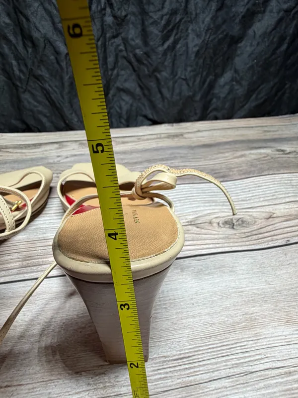 Kate spade beige open toe heels  - Image 4