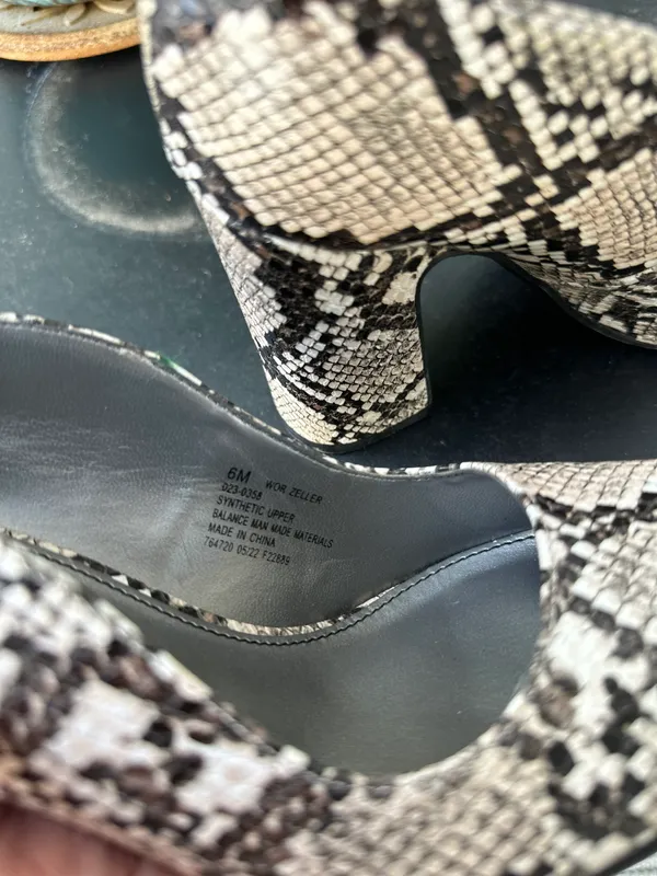 Worthington Snake Skin Heels - Image 3
