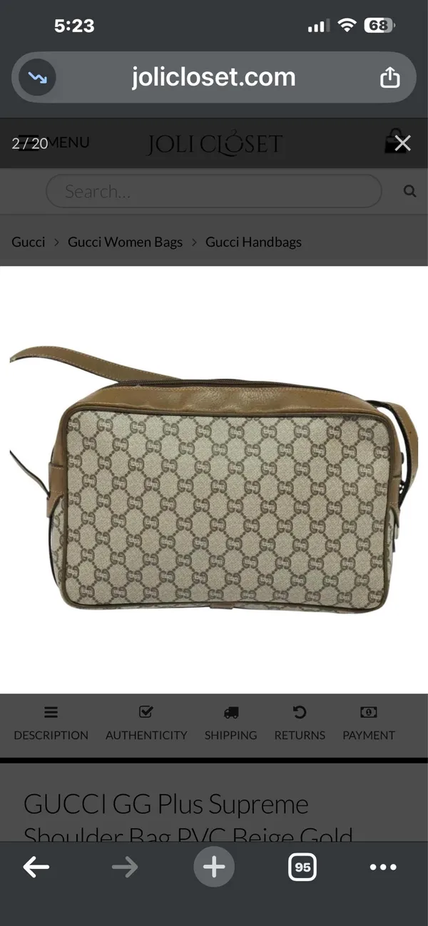 Gucci Vintage handbag/crossbody - Image 10