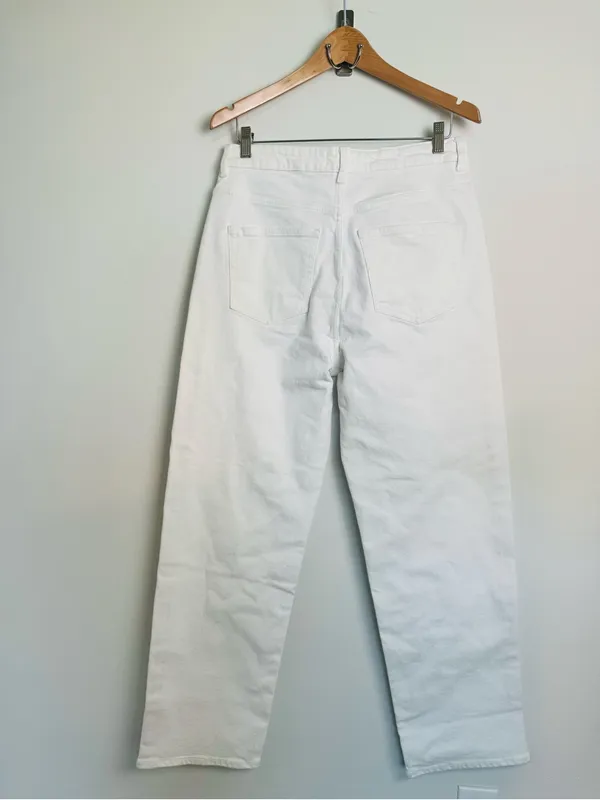 & Other Stories White Straight-Leg Jeans - Image 5