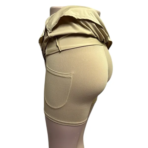 Oalka Activewear Athletic Skort Sports Golf Tennis Running Pockets Stretch XS - Image 6