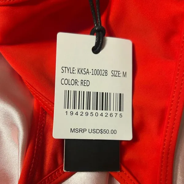 Kendall & Kylie Red Bikini size M - Image 4