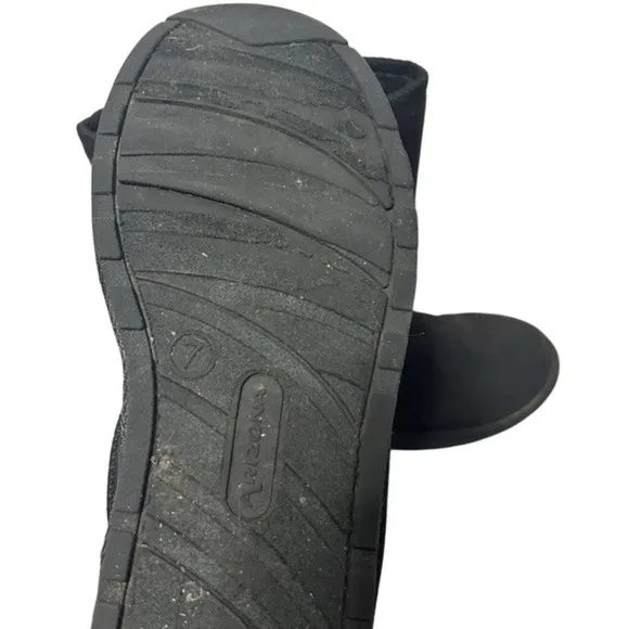 Arizona Jeans Women Black‎ Boots Size 7 Medium Winter Season Minimalistic Neutral Cozy - Image 5
