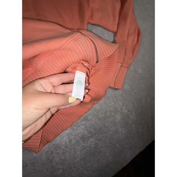 Aerie Down-To-Earth Full Zip Hoodie prach Small Oversized - Image 7