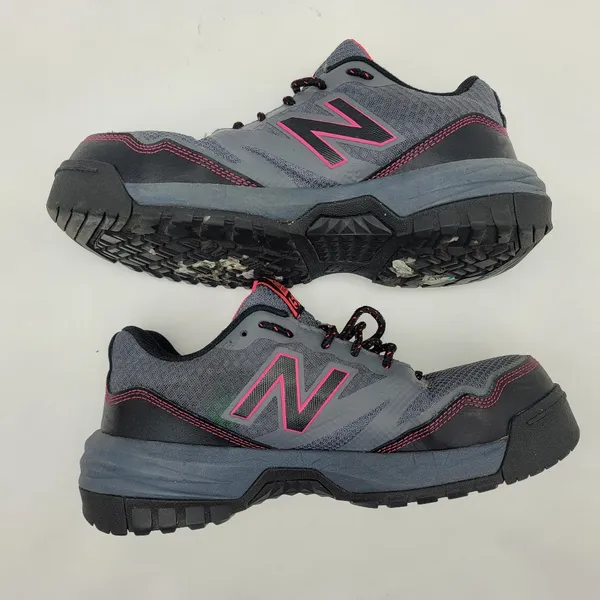 New Balance Shoes Womens 8.5 B 589 V1 Composite‎ Toe Work Shoe Black Pink - Image 8