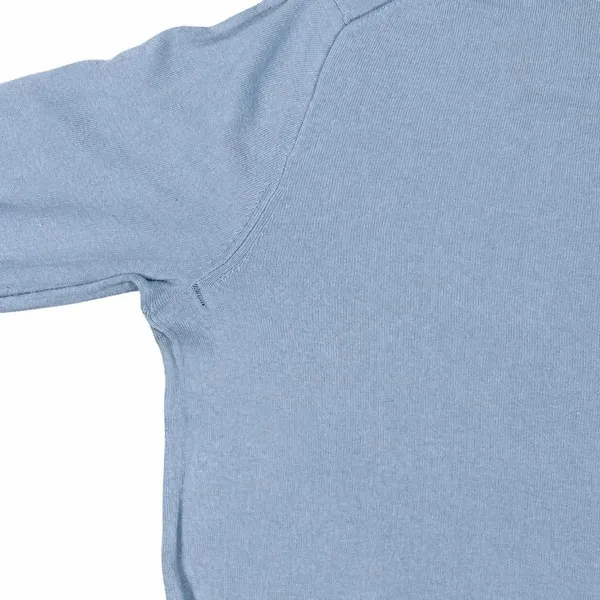 J.Crew Teddie Sweater Womens Medium Blue Lightweight Crew Neck Long Sleeve Knit - Image 9
