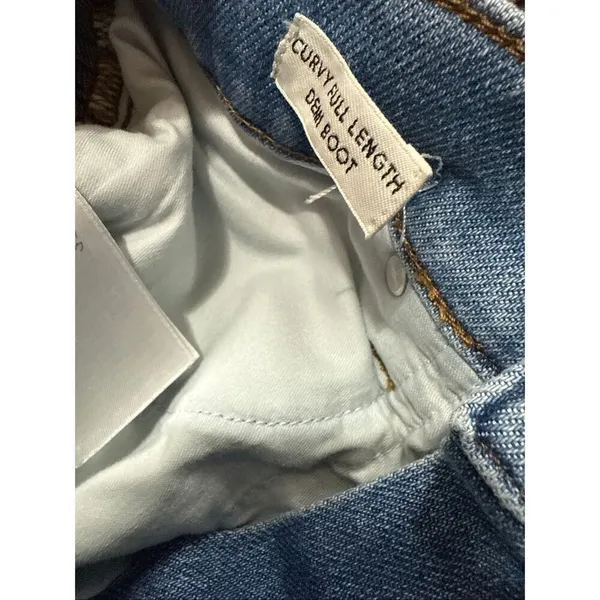 J Crew curvy full length demi boot jeans 28 Blue - Image 8