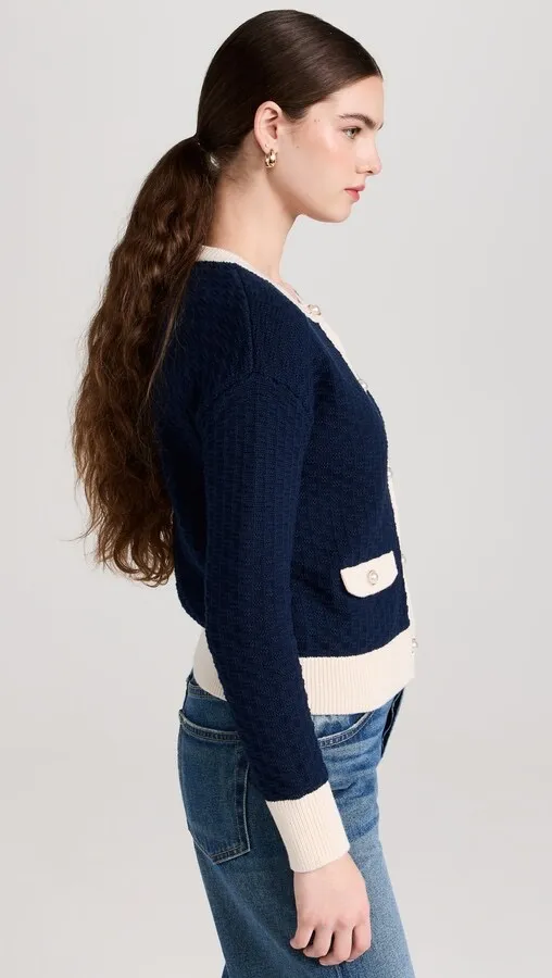525 contrast trim trophy cardigan  - Image 2