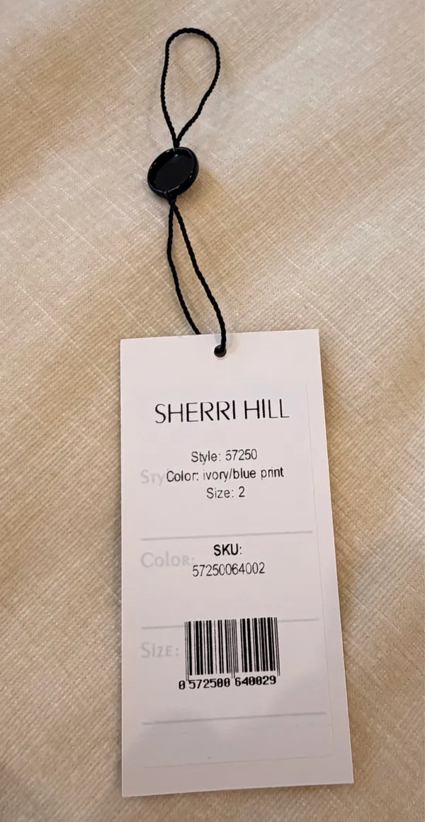 57250 sherri hill peekaboo corset ruffle prom dress size 2 - Image 8