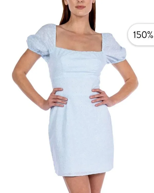 B Darlin Blue Mini Dress - Image 3