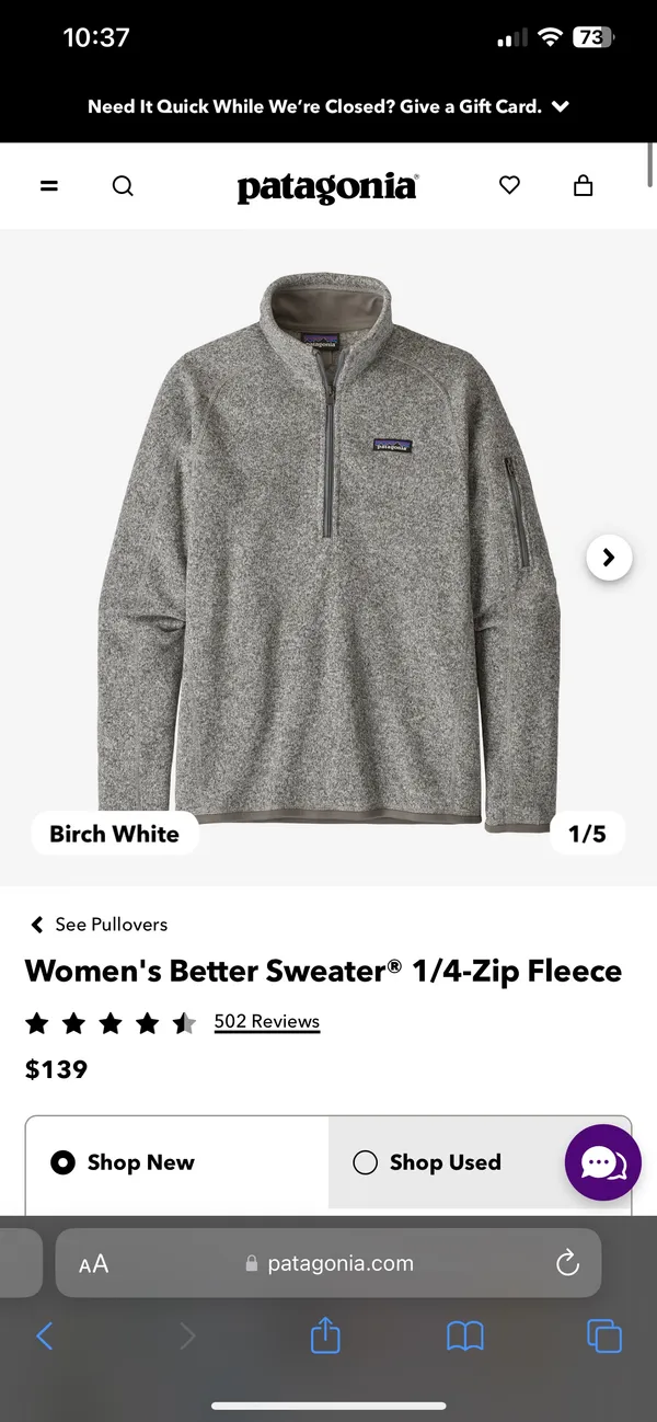 Patagonia Quarter Zip - Image 2