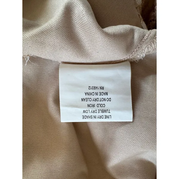 NWT Selfie Leslie Cami Angel Cream V-Neck Short Sleeve Faux Wrap Mini Dress - Image 11