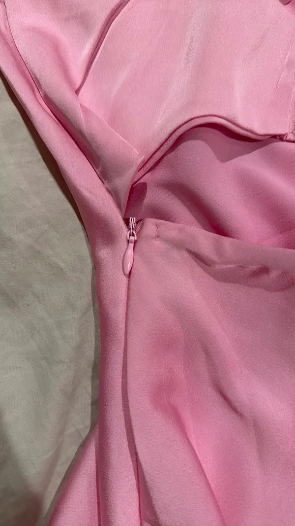 Zara silk long dress - Image 4