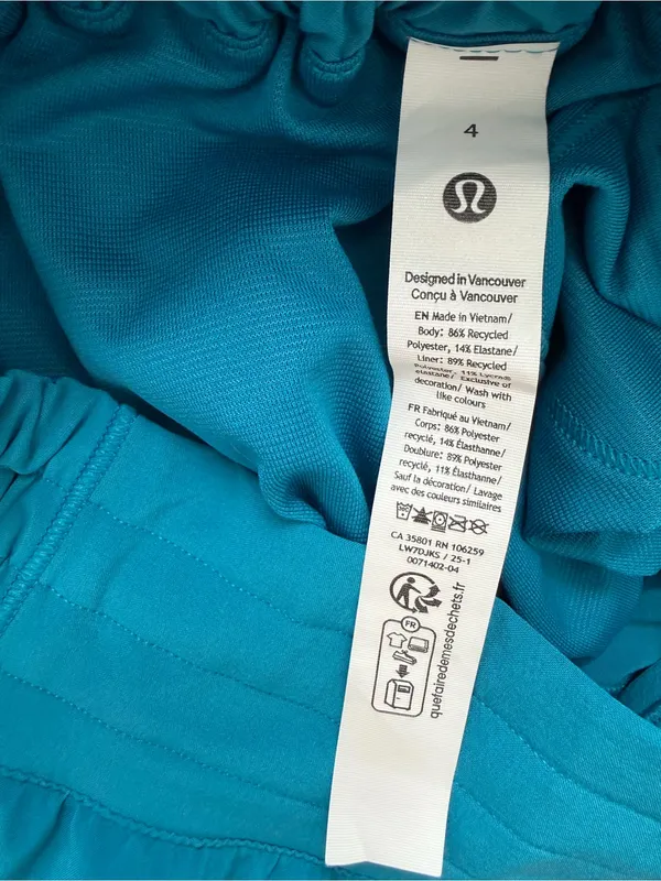 Lululemon Hotty Hot High Rise Lined Short 4" Size 4 NWOT - Image 6