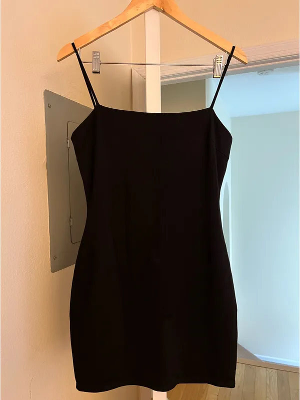 Lulus Black Bodycon Mini Dress - Image 4