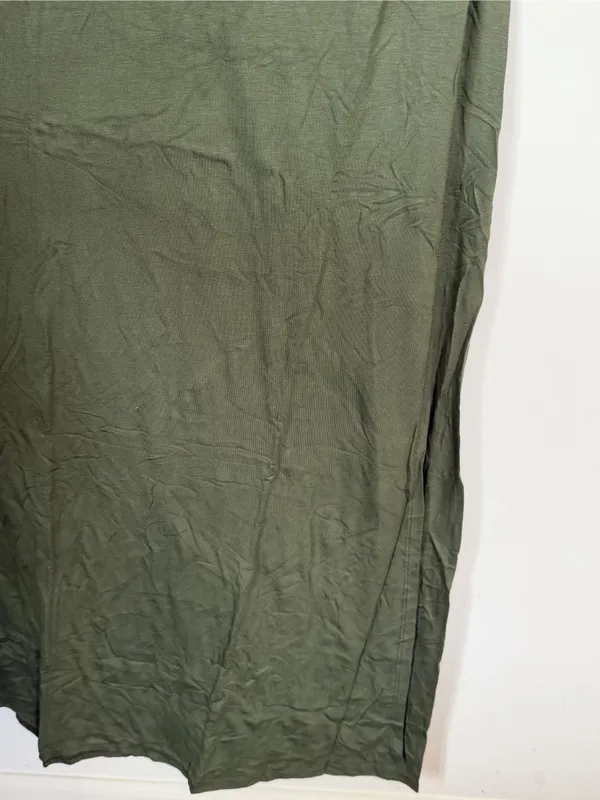 NWT Lulus Garden District Olive Green Wrap Maxi Dress - Size: Small - Image 6