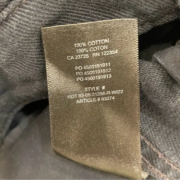 🌟Aritzia🌟 Tna Troop Cotton Cargo Pants Wide Leg Black Sz 4 - Image 8
