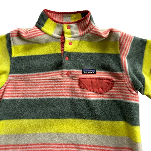 Patagonia Lightweight Synchilla Small M Fleece Pullover Granola Gorpcore outdoor - Image 3