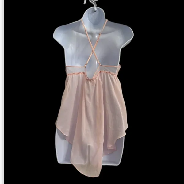 Victoria's Secret lace light pink slip dress lingerie size L - Image 3
