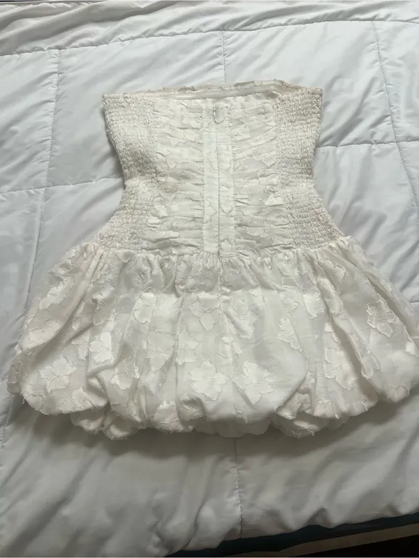 Amanda Uprichard Rendezvous Dress in White - Image 5