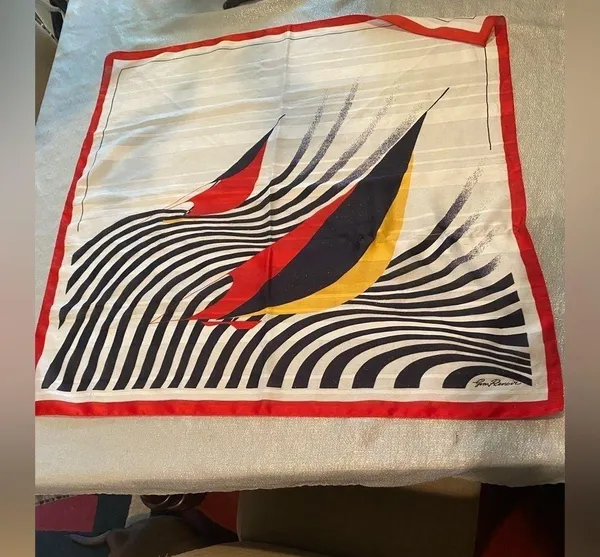 Vintage Jim Renoir Scarf - Image 4