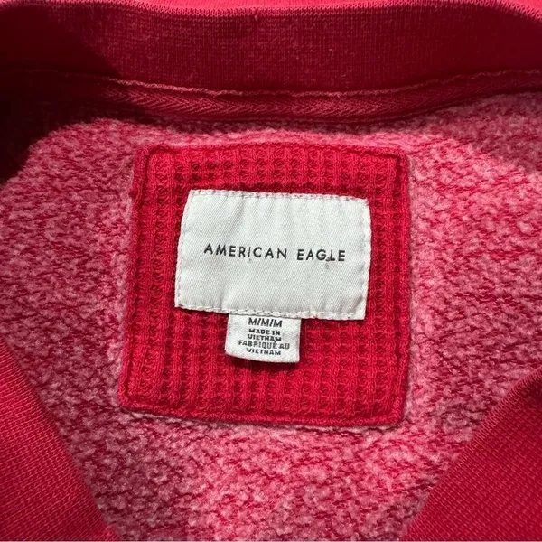 American Eagle Super Soft Ski Team Graphic Sweatshirt Women’s Medium - Image 4