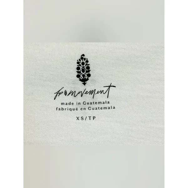 Free People FP Movement Inhale Henley Tennis Pickleball Graphic Tee Shirt XS‎ - Image 7