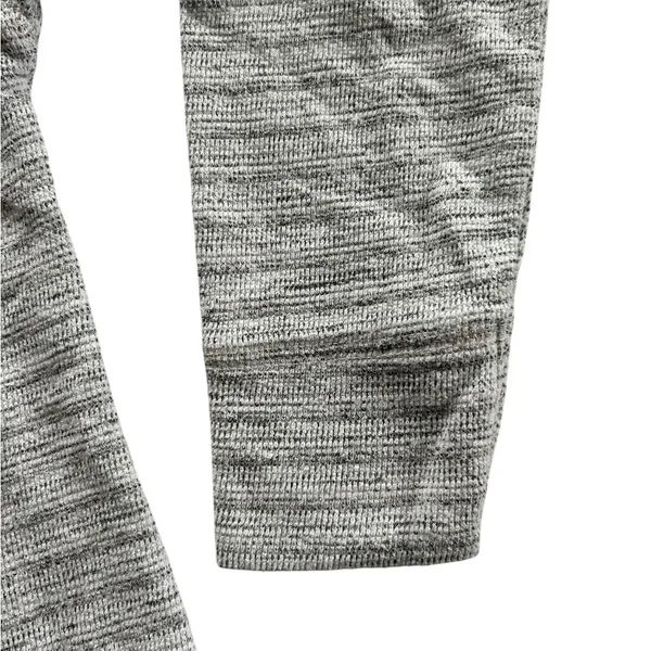 Aerie Oversized Long Sleeve Crew Neck Top Sweater Striped Size S Grey Layering - Image 5