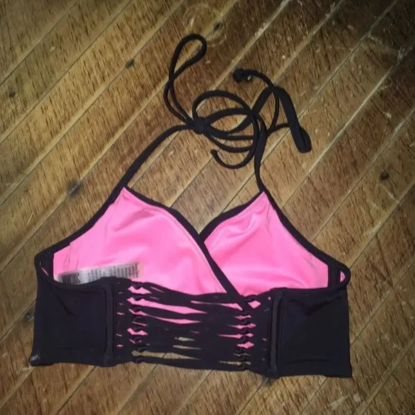 Victoria’s Secret cross cross halter swim top - Image 2