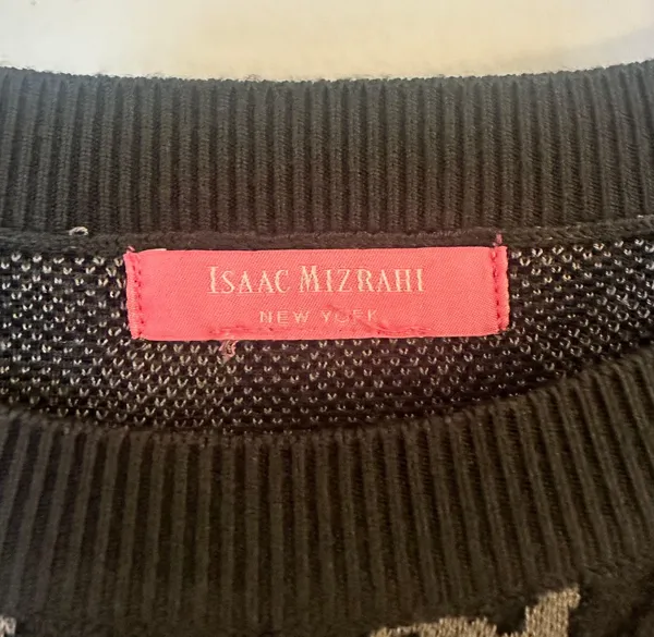Isaac Mizrahi Leopard Print Sweater - Image 3