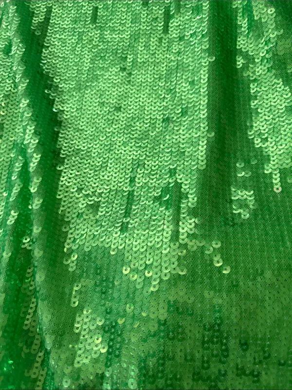 Show Me Your MuMu All Night Skort in Green Sequins Size XL - Image 3