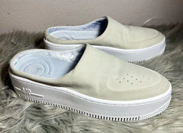 Nike Air Force 1 Lover XX 'The 1 Reimagined White Slip-On Platform Sneakers Sz 8 - Image 6