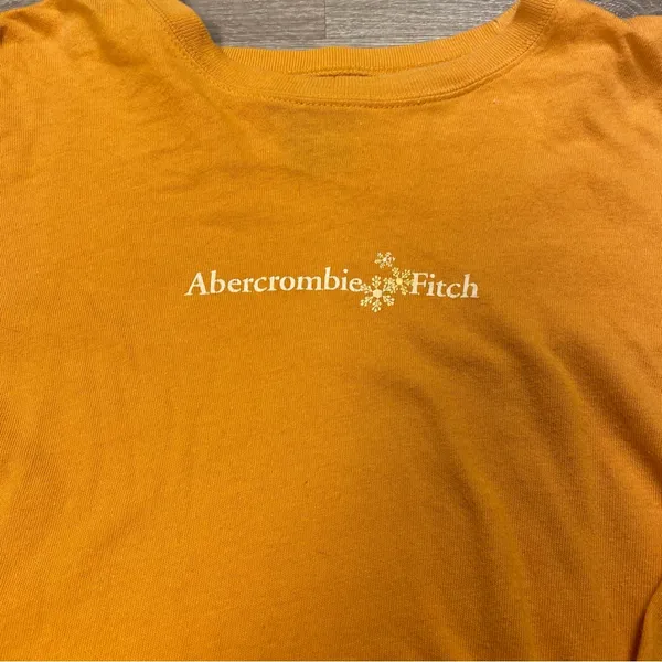 Abercrombie & Fitch Vintage 90s Long Sleeve snowflake shirt Womens Medium - Image 2