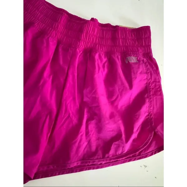 Victoria's Secret Pink Active Shorts 3" Inseam Water-Resistant Hot Pink NWT - Image 2