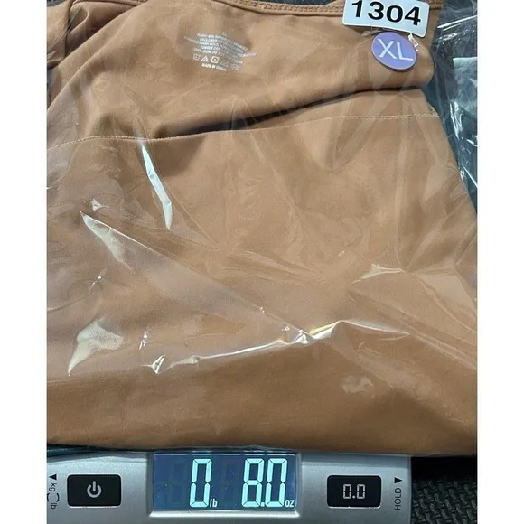 MANGOPOP‎ Women XL Brown Square Neck Long Sleeve Snap Crotch Bodysuit Neutral - Image 9