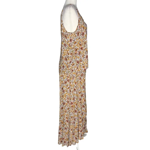 Cynthia Rowley Top Midi Skirt Set L Floral Matching Outfit‎ Peasant Cottage Boho - Image 8