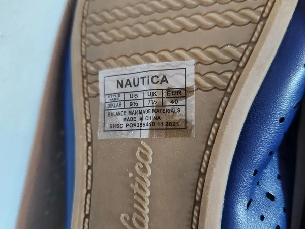 Nautica Navy Blue Perforated Ballet Flats Size 9.5 NWOT - Image 8