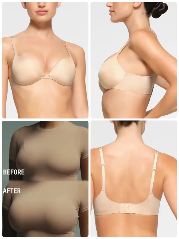 SKIMS ultimate push up plunge bra  Size : 34DDD - Image 3