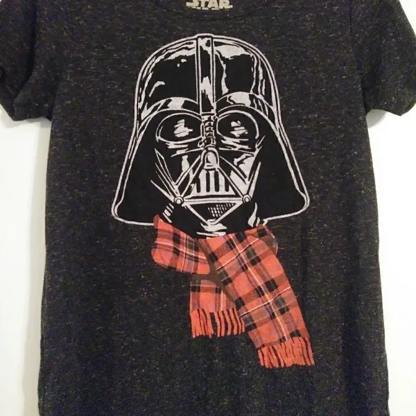 Star Wars Grey Darth Vader Christmas TShirt - Image 5