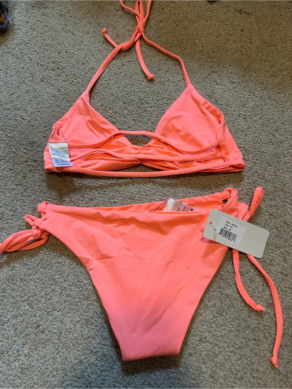 NWT L*Space bikini set coral extra small - Image 4