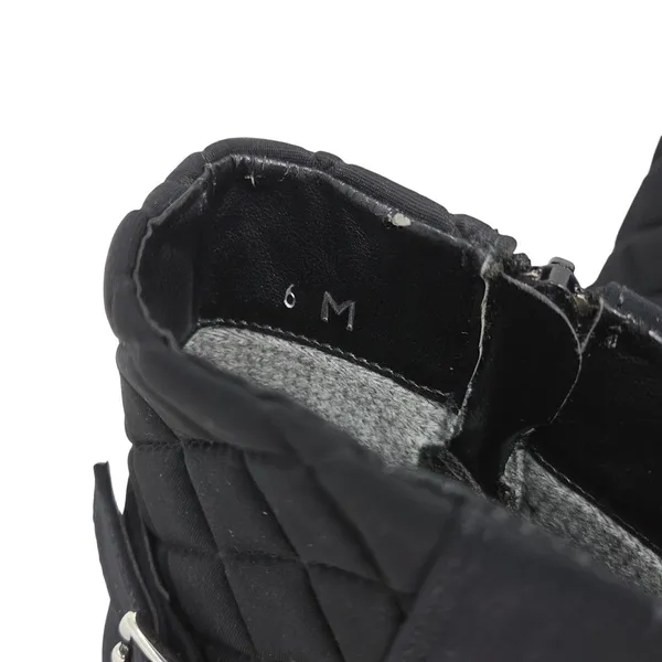 Sesto Meucci Black Hovercraft Waterproof Quilted Yeska Ankle Bootie Size 6 M - Image 4