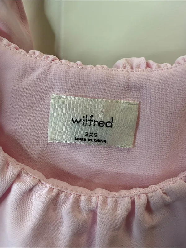 Aritzia Wilfred Freesia Top Pink 2XS - Image 4