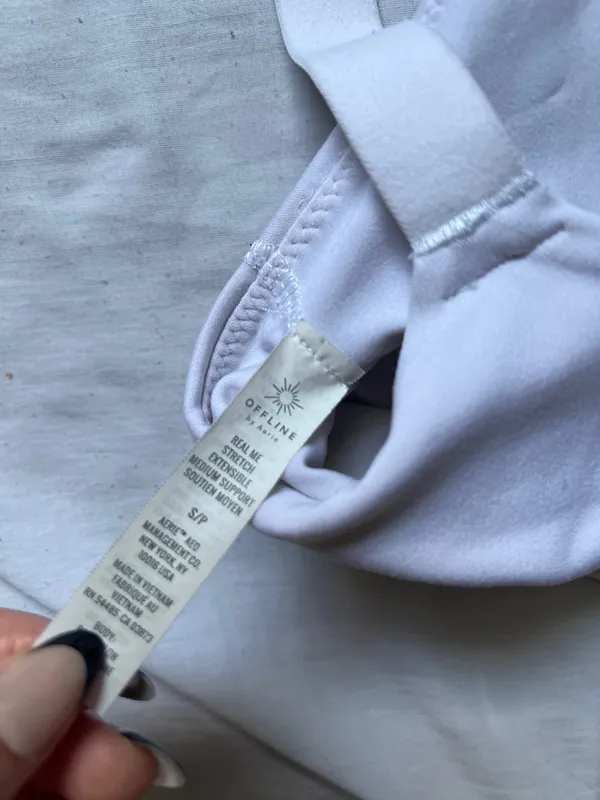 White Offline Aerie Bra - Image 3