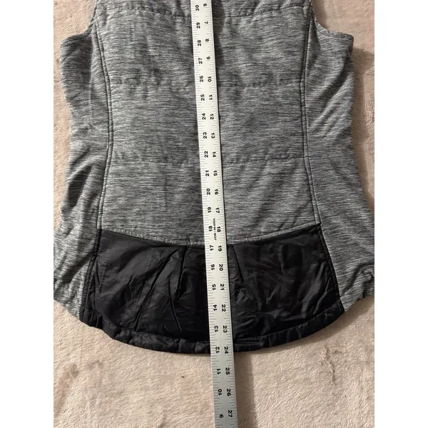 The North Face Women's 1/4 Zip Up Pseudio Vest Gray Black Size Small‎ - Image 7