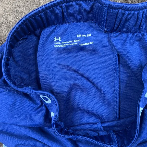 Under Armour Navy Blue Athletic Shorts - Image 3
